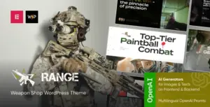 Range – Weapon Shop WordPress Theme