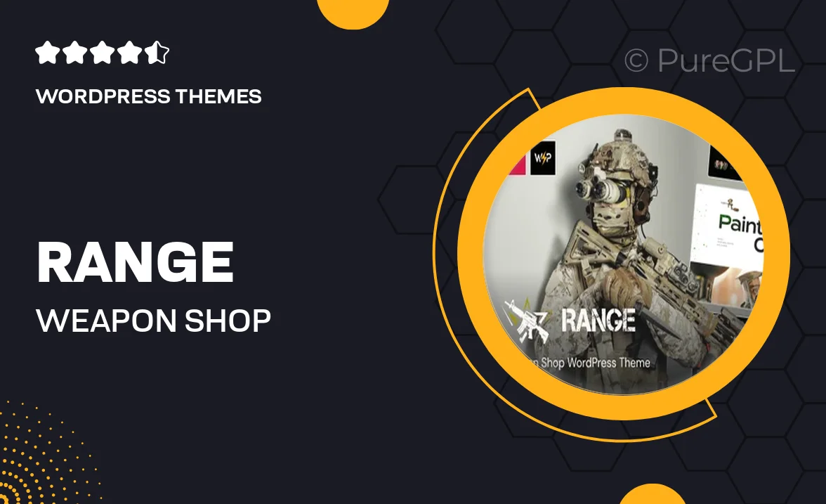 Range – Weapon Shop WordPress Theme