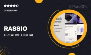 Rassio – Creative Digital Agency Elementor Template Kit