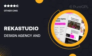 RekaStudio – Design Agency and Portfolio Elementor Pro Template Kit
