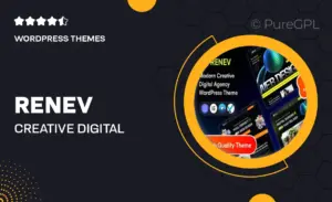 Renev – Creative Digital Agency WordPress Theme
