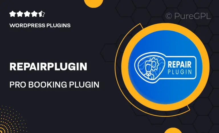 repairplugin pro booking plugin for repair shops