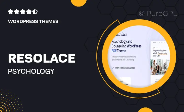 resolace psychology counseling fse wordpress theme