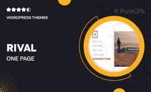 Rival – One Page Multi-Purpose WordPress Theme