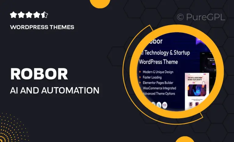 robor ai and automation integration wordpress theme