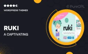 Ruki – A Captivating Personal Blog Theme