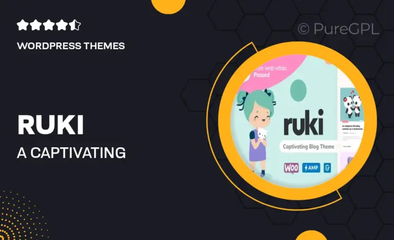 ruki a captivating personal blog theme
