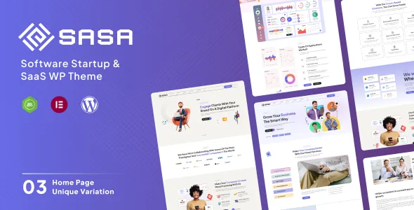 SaSa – Startup WordPress Theme