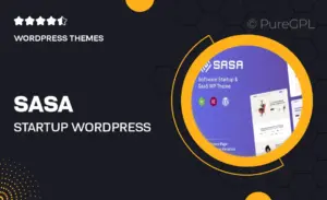 SaSa – Startup WordPress Theme