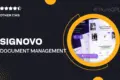 Signovo – Document Management & E-signature SaaS Platform Elementor Template Kit