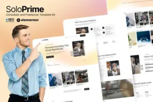 SoloPrime – Consultant & Freelancer Elementor Template Kit