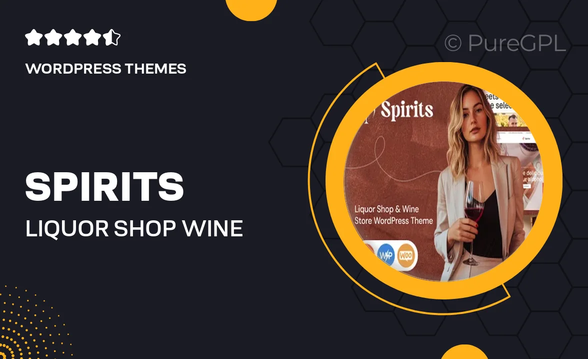 Spirits – Liquor Shop & Wine Store WordPress Theme