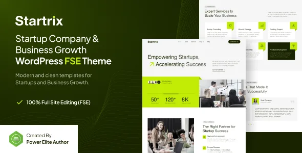 Startrix – Startup Company & Business Growth FSE WordPress Theme