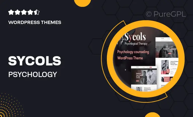 sycols psychology counseling wordpress theme