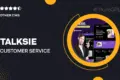 Talksie – Customer Service Website Elementor Template Kit