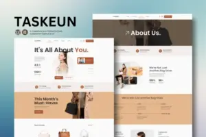 Taskeun – E-Commerce Bag Store Elementor Template Kit