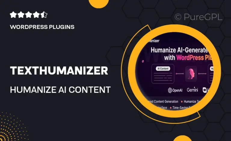texthumanizer humanize ai content generator wordpress plugin