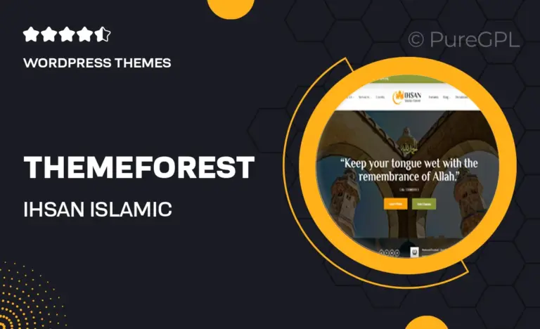 themeforest ihsan islamic prayer center