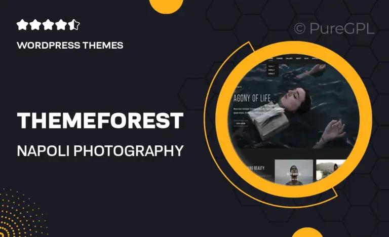 themeforest napoli photography wordpress