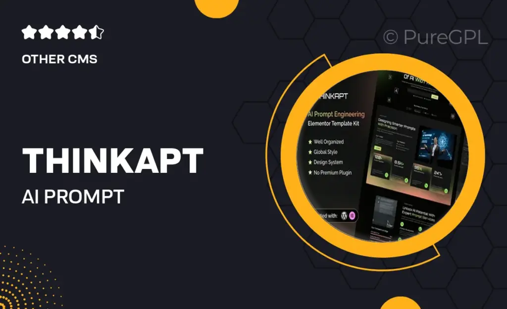 Thinkapt – AI Prompt Engineering Elementor Template Kit 37 Thinkapt – AI Prompt Engineering Elementor Template Kit