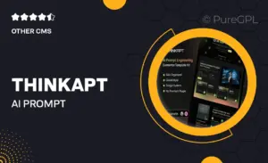 Thinkapt – AI Prompt Engineering Elementor Template Kit