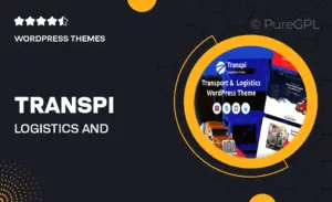 Transpi – Logistics and Transportation WordPress Theme