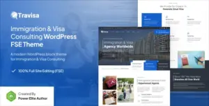 Travisa – Immigration & Visa Consulting FSE WordPress Theme