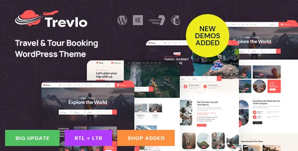 Trevlo – Travel & Tour WordPress Theme