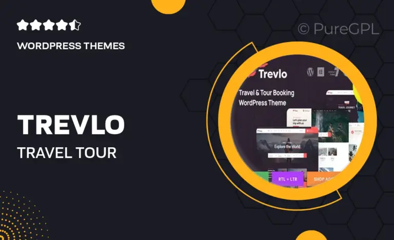 trevlo travel tour wordpress theme