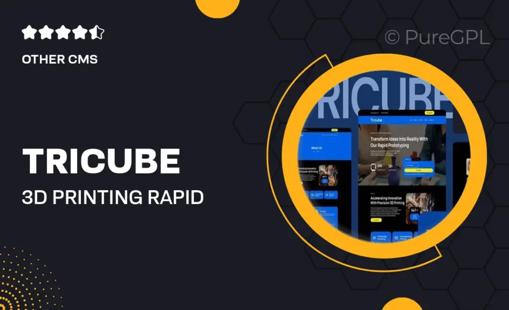 Tricube – 3D Printing & Rapid Prototyping Services Elementor Template Kits 22 Tricube – 3D Printing & Rapid Prototyping Services Elementor Template Kits