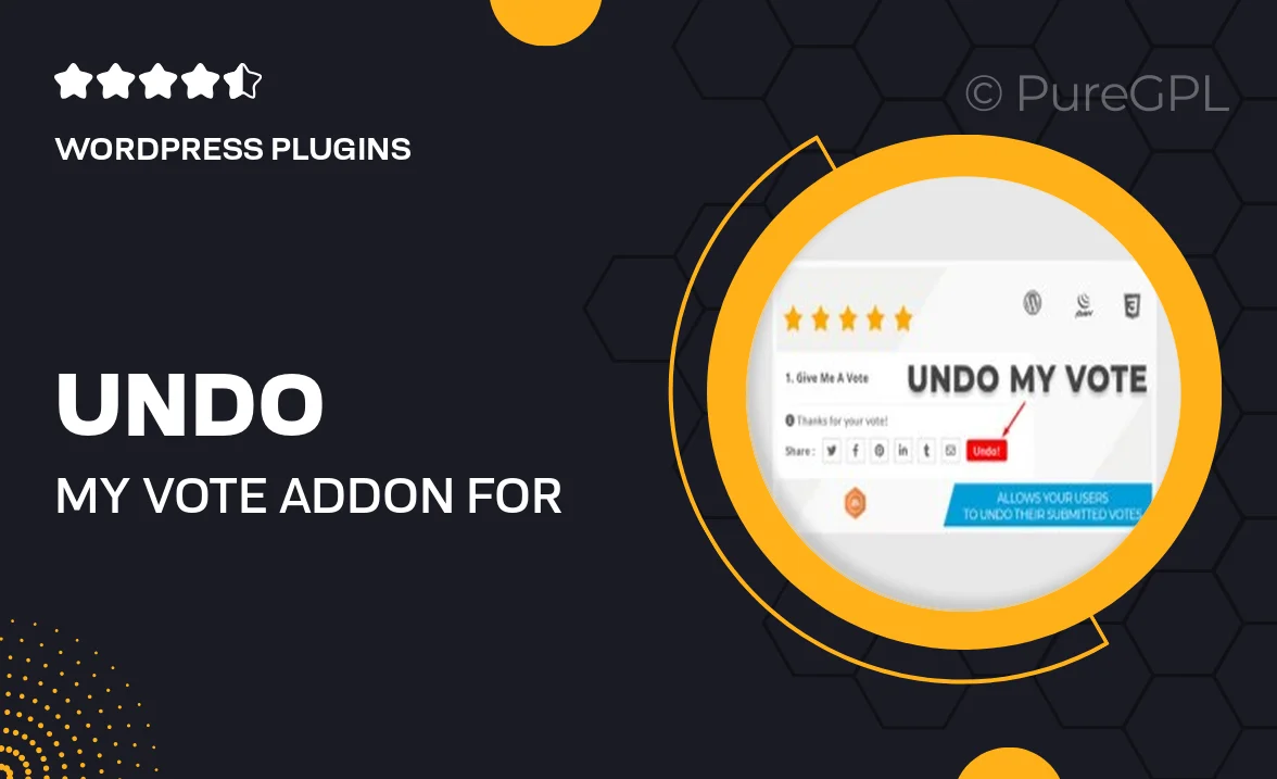 Undo My Vote Addon For BWL Pro Voting Manager