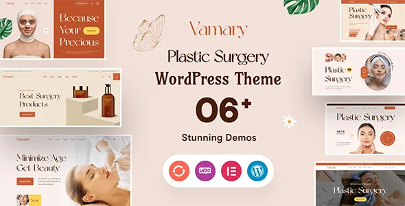 vamary plastic surgery wordpress theme 1