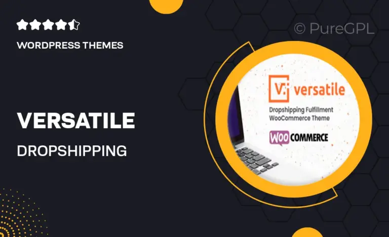 versatile dropshipping fulfillment theme
