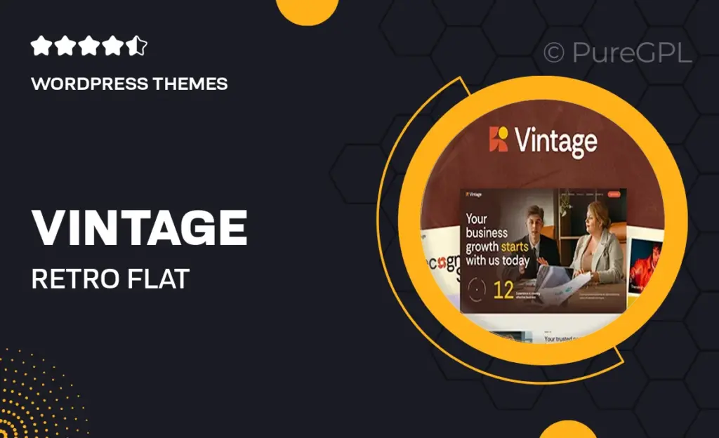 Vintage – Retro Flat Multi-Purpose WordPress Theme 28 Vintage – Retro Flat Multi-Purpose WordPress Theme