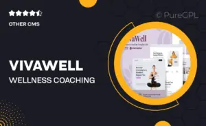 VivaWell – Wellness Coaching Elementor Template Kit