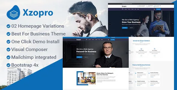 Xzopro – Finance & Business WordPress Theme
