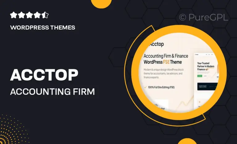 acctop accounting firm finance fse wordpress theme