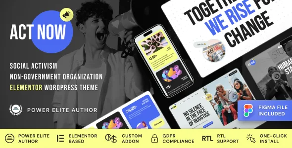 Act Now – Social Activism & NGO WordPress Theme