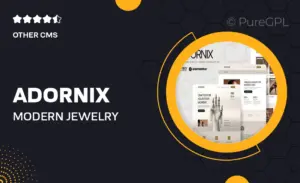 Adornix – Modern Jewelry Store Elementor Template Kit