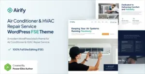 Airify – HVAC Repair Service FSE WordPress Theme