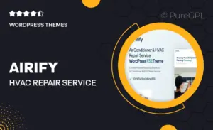Airify – HVAC Repair Service FSE WordPress Theme