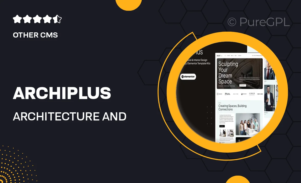 Archiplus – Architecture and Interior Design Agency Elementor Pro Template Kit