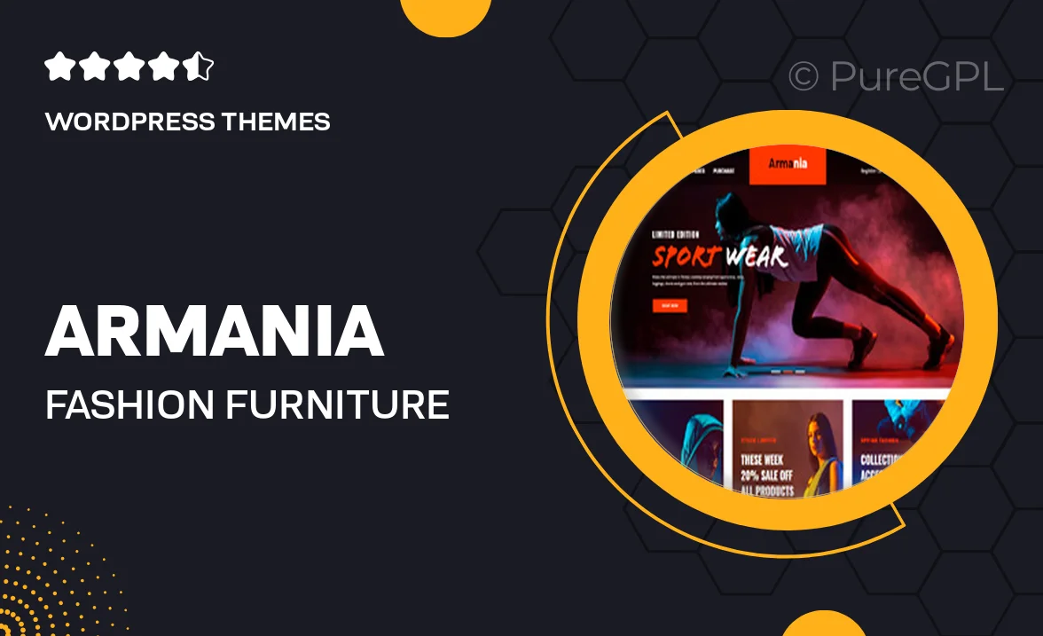 Armania – Fashion, Furniture, Organic, Food Multipurpose Elementor WooCommerce Theme