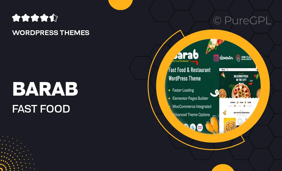 Barab – Fast Food & Restaurant WordPress Theme