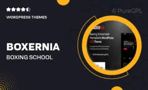 Boxernia – Boxing School & Martial Arts FSE WordPress Theme