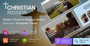 Christian Mission – Religious Events & Retreats Church WordPress Theme