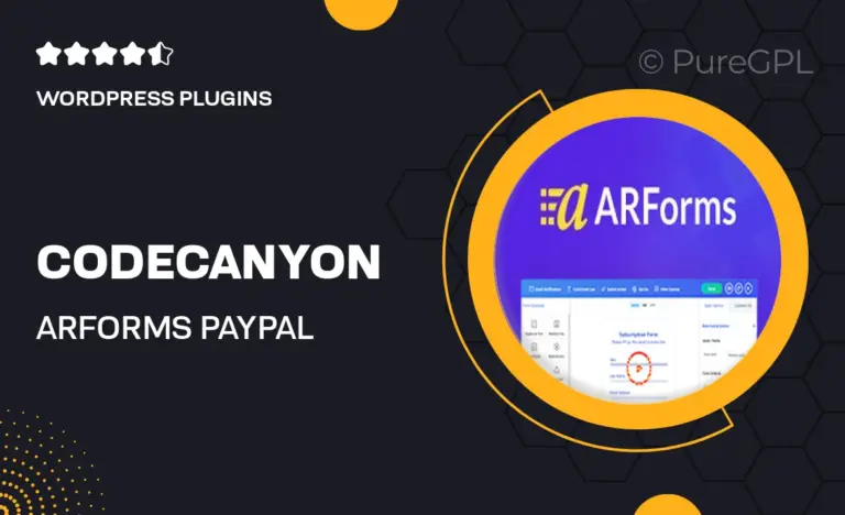 codecanyon arforms paypal addon