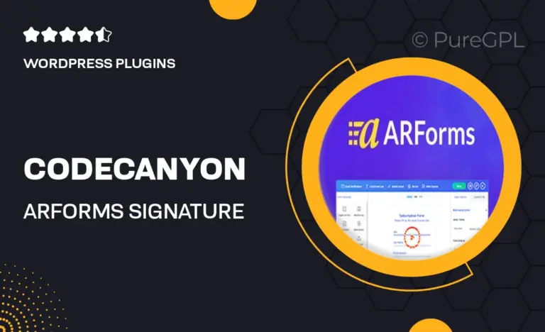 codecanyon arforms signature addon