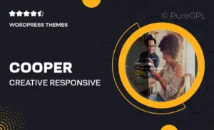 Cooper – Creative Responsive Personal Portfolio WordPress Theme