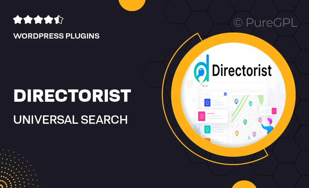 Directorist | Universal Search
